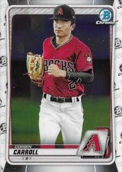 2020 Bowman Chrome Prospects Corbin Carroll #BCP-222 card