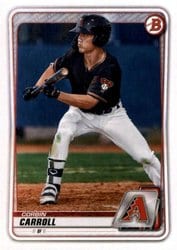 2020 Bowman Draft Base Set Corbin Carroll #BD-114 card