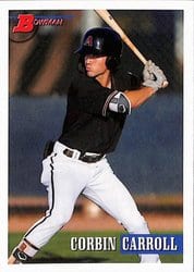 2021 Bowman Heritage Base Set Corbin Carroll #204 card