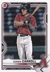 2021 Bowman Prospects Corbin Carroll #BP-142 card