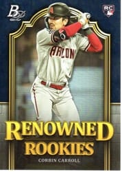 2023 Bowman Platinum Renowned Rookies Corbin Carroll #RR-7 card