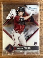 2023 Bowman Sterling Tek Corbin Carroll #ST-3 card