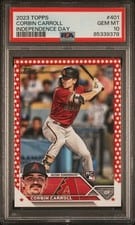 Corbin Carroll 2023 Topps #401 Independence Day