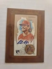 2023 Topps Allen & Ginter Framed Mini Autographs Corbin Carroll #MA-CC card
