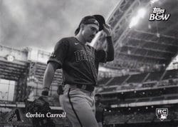 2023 Topps Black & White Base Set Corbin Carroll #2 card