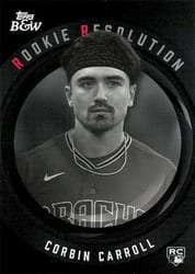 2023 Topps Black & White Rookie Resolution Corbin Carroll #RR2 card