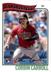 2023 Topps Brooklyn Collection Base Set Corbin Carroll #47 card