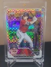 2023 Topps Chrome Corbin Carroll Xfractor #95 card