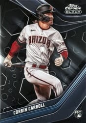 2023 Topps Chrome Black Base Set Corbin Carroll #93 card