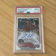 2023 Topps Chrome Logofractor Edition Autographs Corbin Carroll #RCA-CC card
