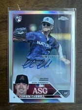 2023 Topps Chrome Update 2023 All-Star Game Autograph Corbin Carroll #ASGA-CC card