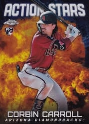 2023 Topps Chrome Update Action Stars Corbin Carroll #ASC-3 card