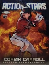 2023 Topps Chrome Update Action Stars Autographs Corbin Carroll #ASCA-CC card