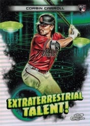2023 Topps Cosmic Chrome Extraterrestrial Talent Corbin Carroll #ET-7 card