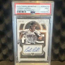 2023 Topps Definitive Collection Rookie Autographs Corbin Carroll #DRA-CC2 card