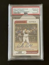 2023 Topps Heritage Real One Autographs Corbin Carroll #ROA-CCR card