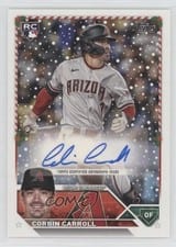2023 Topps Holiday Autographs Corbin Carroll #HAC-CC card