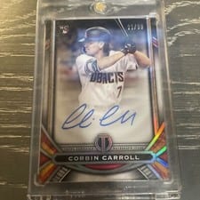 2023 Topps Tribute League Inauguration Autographs Corbin Carroll #LIA-CC card