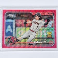 Corbin Carroll 2024 Topps Chrome #267 Red Refractor