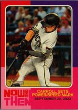 2024 Topps Heritage Now and Then Corbin Carroll #NAT-2 card