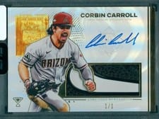 2024 Topps Luminaries Award Winners Autograph Relics Corbin Carroll #AWAR-CC card