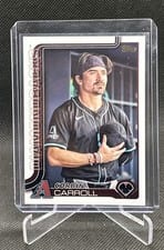 2025 Topps Corbin Carroll Golden Mirror Image Variation #78 card