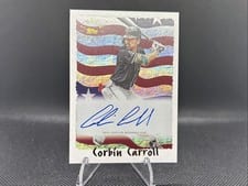2025 Topps Archives 1995 Topps Cyberstats Autographs Corbin Carroll #95CA-CC card