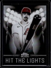 2025 Topps Chrome Black Hit the Lights Corbin Carroll #HTL-2 card