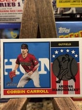 2025 Topps Heritage 1976 Player Icon Corbin Carroll #76PI-10 card