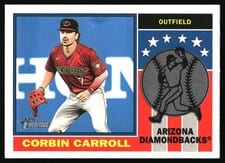 2025 Topps Heritage 1976 Player Icon Corbin Carroll #76PI-10 card