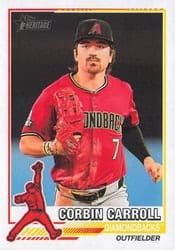 2025 Topps Heritage 1976 Redefined Corbin Carroll #76R-25 card