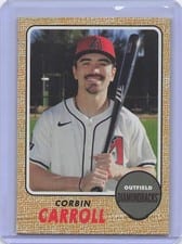 2025 Topps Heritage Heritage 25th Anniversary Corbin Carroll #H25-17 card