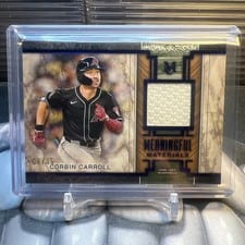 2025 Topps Museum Collection Meaningful Material Relics Corbin Carroll #MMR-CC card