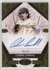 2025 Topps Tier One City Connect Signatures Corbin Carroll #CCS-CCA card