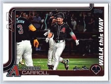 2025 Topps Walk This Way Corbin Carroll #WTW-1 card