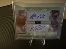 2024 Topps Definitive Collection Dual Autographs Corbin Carroll / Jordan Lawlar #DAC-CL card