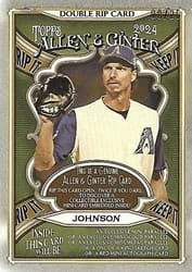 2024 Topps Allen & Ginter Double Rip Cards Corbin Carroll / Randy Johnson (Arizona Diamondbacks) #DRIP-JC card