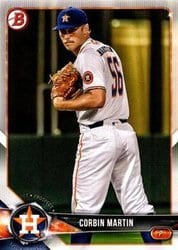 2018 Bowman Draft Base Set Corbin Martin #BD-119 card