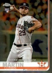 2019 Topps Chrome Update Base Set Corbin Martin #60 card