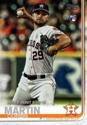 2019 Topps Update Base Set Corbin Martin #US171 card