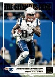 2019 Donruss The Champ is Here Cordarrelle Patterson #CH-6 card