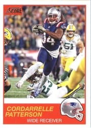 2019 Score Base Set Cordarrelle Patterson #147 card