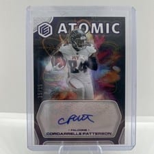 2022 Panini Elements Atomic Autographs Cordarrelle Patterson #AA-CP card