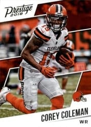 2018 Panini Prestige Base Set Corey Coleman #119 card