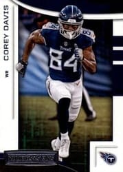 2018 Panini Rookies & Stars Base Set Corey Davis #87 card