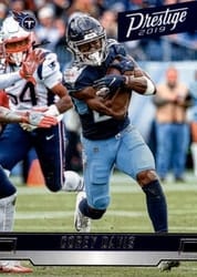 2019 Panini Prestige Base Set Corey Davis #187 card
