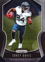 2019 Panini Prizm Base Set Corey Davis #160 card