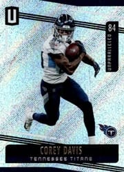 2019 Panini Unparalleled Base Set Corey Davis #60 card