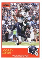 2019 Score Base Set Corey Davis #74 card