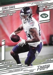 2021 Panini Prestige Base Set Corey Davis #165 card